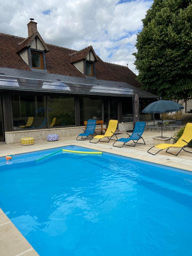 La Charmeraie : Gite De Charme, Piscine Et Spa Thésée Zewnętrze zdjęcie
