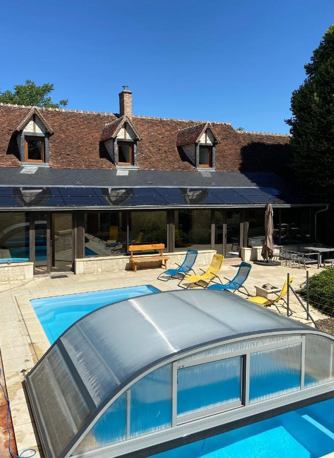 La Charmeraie : Gite De Charme, Piscine Et Spa Thésée Zewnętrze zdjęcie